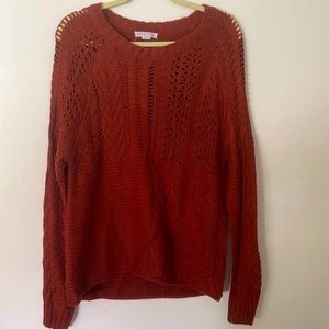 LOVE RICHE | Women’s Burgundy Sweater Size S